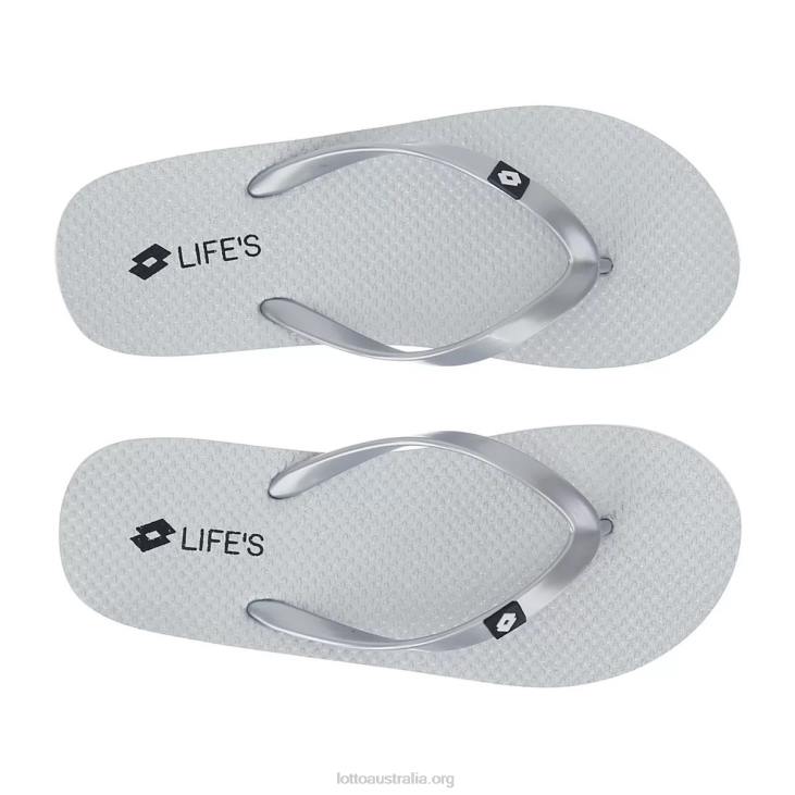 Women Lotto 204N813 Silver Metal 2 Hiva Flip II Glitter W