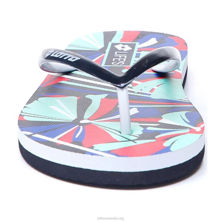 Women Lotto 204N816 All Black/All White/Green Cabbage Hiva Flip W