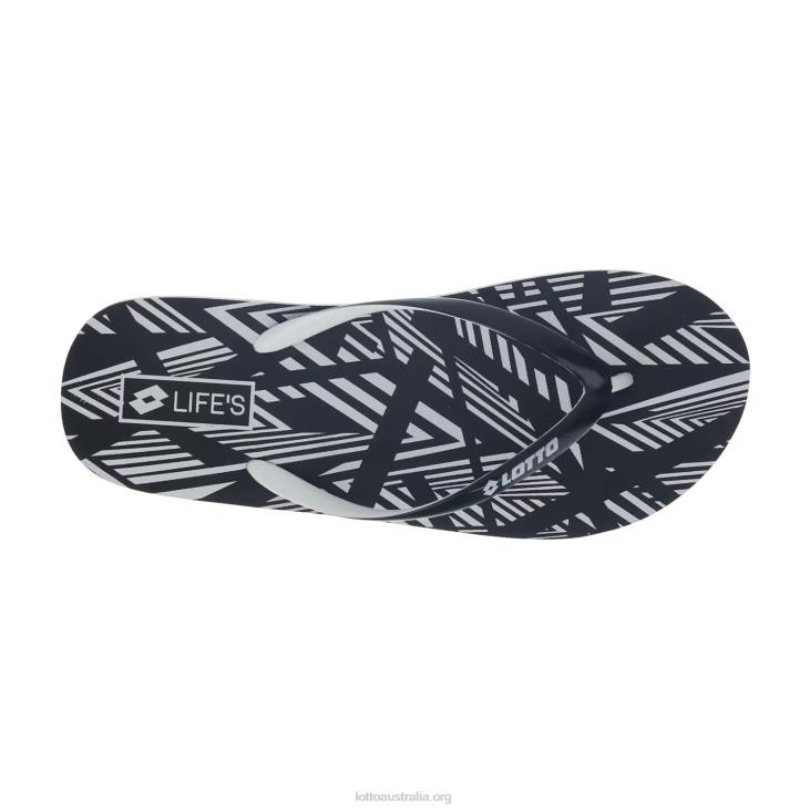 Women Lotto 204N817 All Black/All White Hiva Flip W