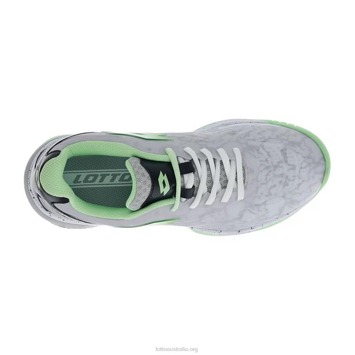 Women Lotto 204N778 All White/Green Apple Neo Superrapida 200 III W