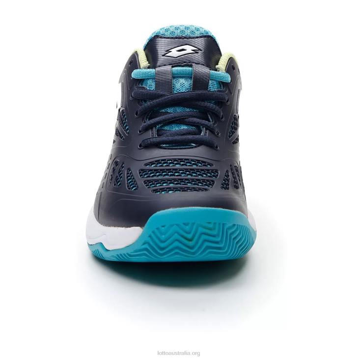 Women Lotto 204N781 Navy Blue/All White/Scuba Blue Superrapida 200 II Prt W