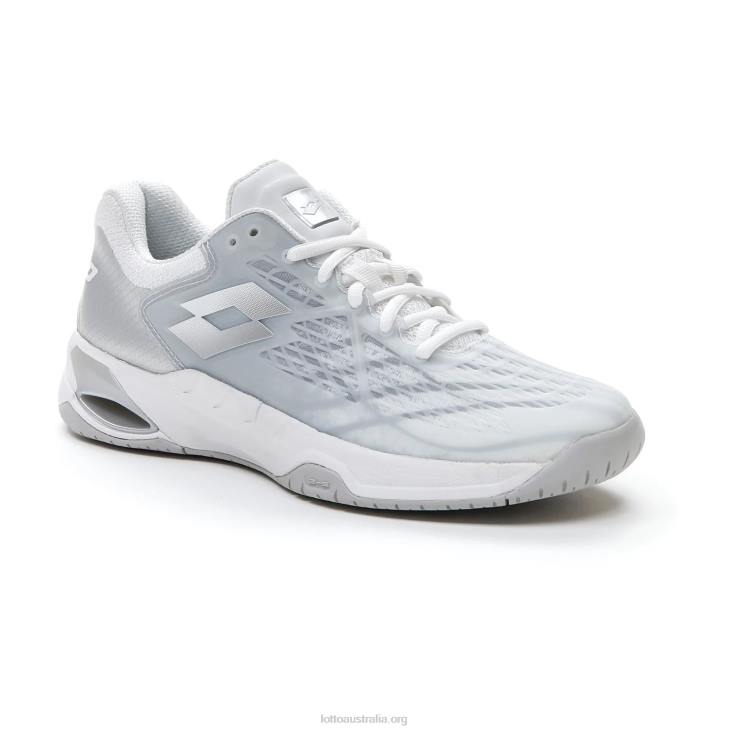 Women Lotto 204N1369 All White/Silver Metal 2 White Mirage 100 Speed