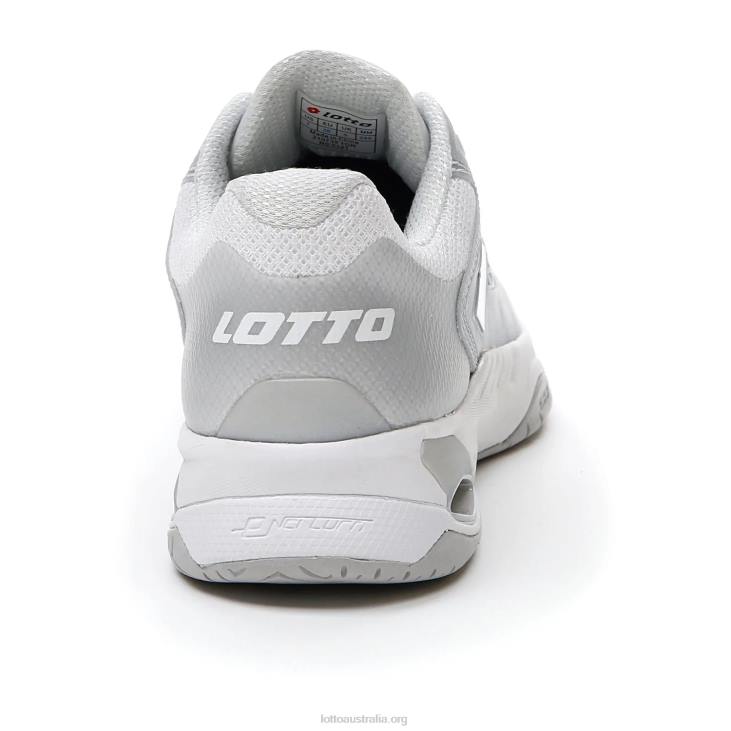 Women Lotto 204N1369 All White/Silver Metal 2 White Mirage 100 Speed