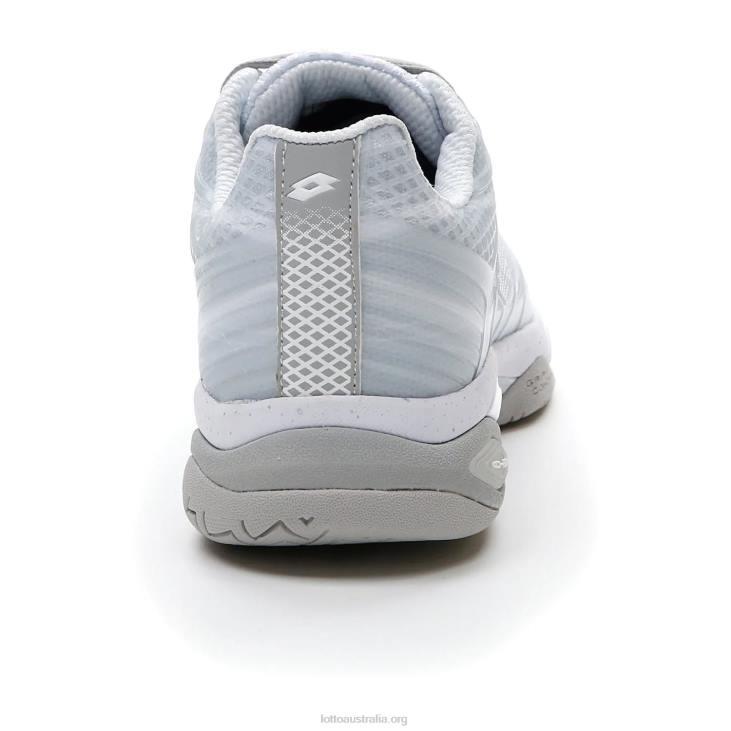 Women Lotto 204N1370 All White/Silver Metal 2 White Mirage 300 Speed