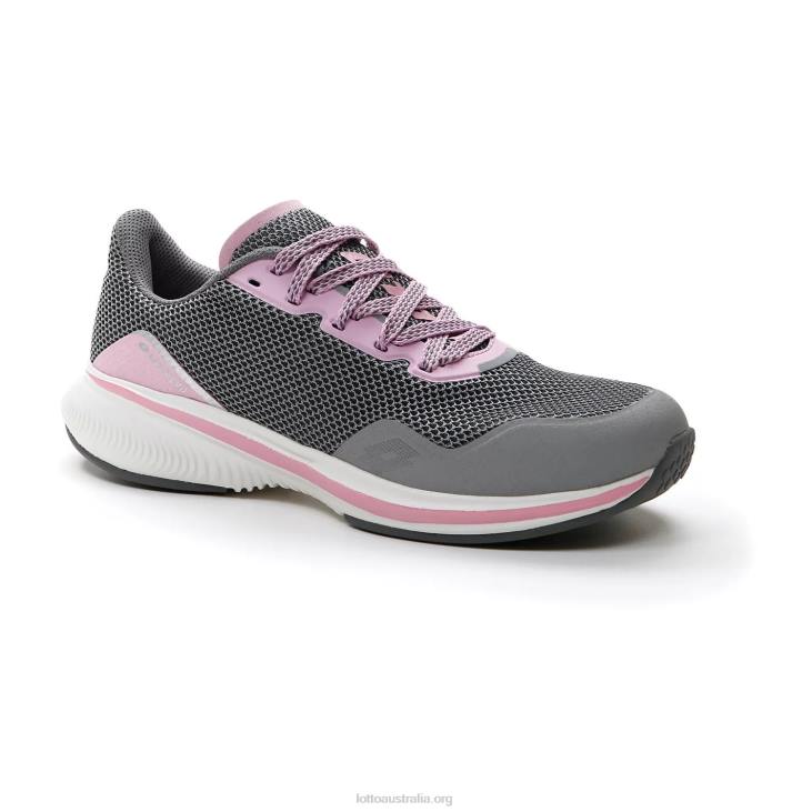 Women Lotto 204N786 Cool Gray 7C/Gravity Titan/Lilac Sachet Speedevo 502 W