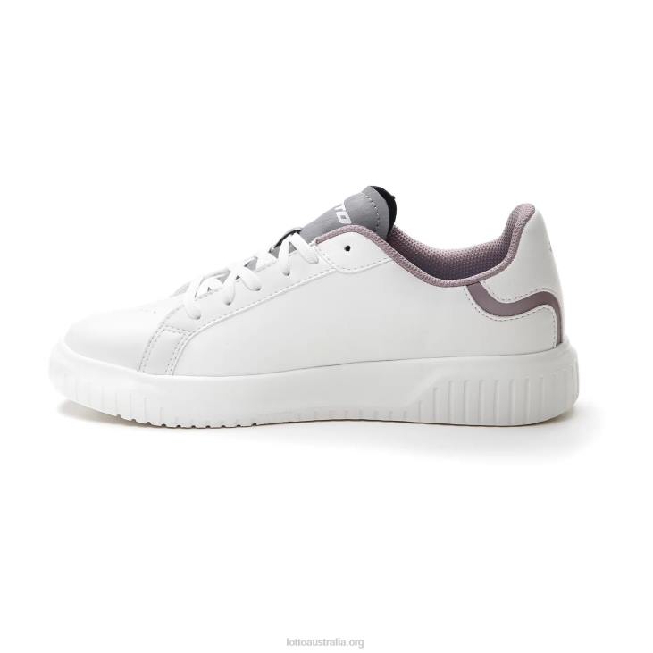 Women Lotto 204N717 White/Gull Gray/Quail Violet Venus Amf II Color W