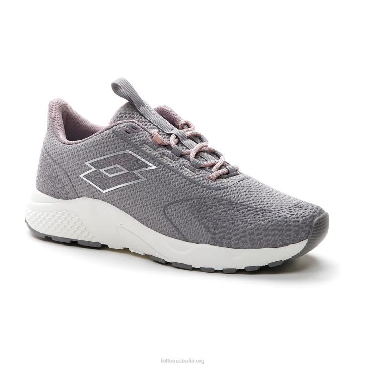 Women Lotto 204N720 Gull Gray/Silver Metal 2/Quail Violet Kibra Amf W