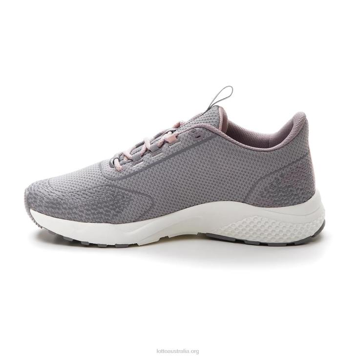 Women Lotto 204N720 Gull Gray/Silver Metal 2/Quail Violet Kibra Amf W