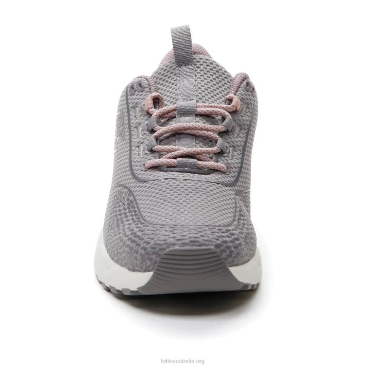 Women Lotto 204N720 Gull Gray/Silver Metal 2/Quail Violet Kibra Amf W