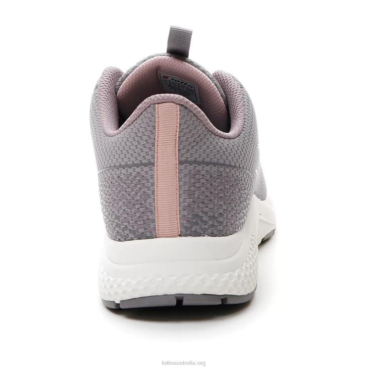 Women Lotto 204N720 Gull Gray/Silver Metal 2/Quail Violet Kibra Amf W