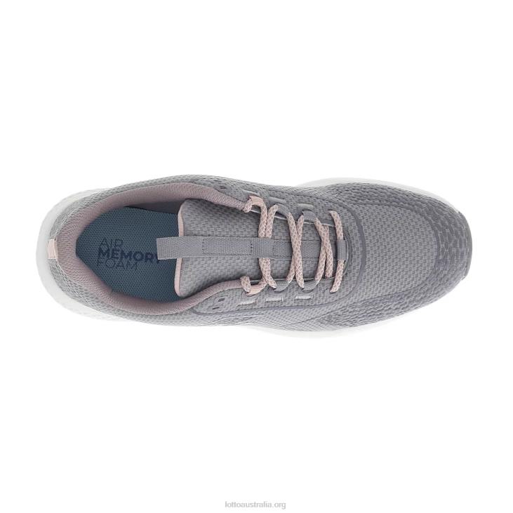 Women Lotto 204N720 Gull Gray/Silver Metal 2/Quail Violet Kibra Amf W