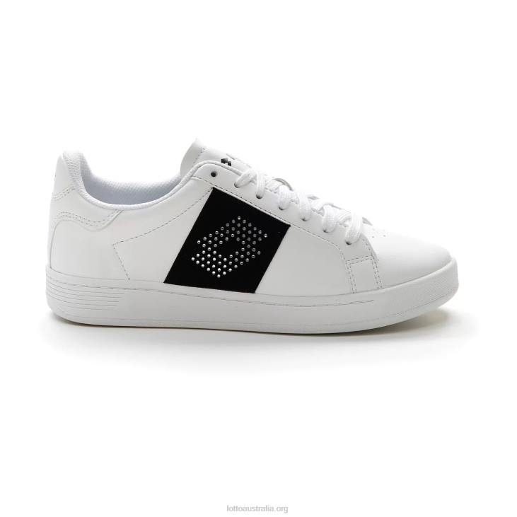 Women Lotto 204N722 All White/All Black 1973 Evo IV Diamonds W
