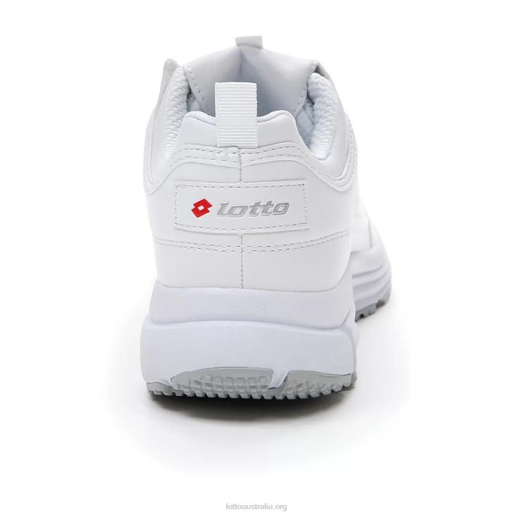 Women Lotto 204N725 All White/Flame Red Love Ride Prime II W