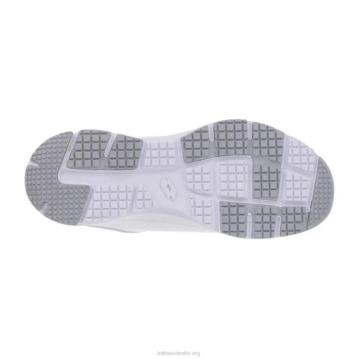 Women Lotto 204N725 All White/Flame Red Love Ride Prime II W