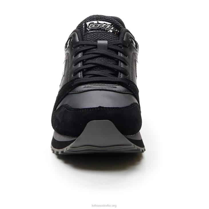 Women Lotto 204N737 All Black/Gravity Titan Trainer Wedge III W
