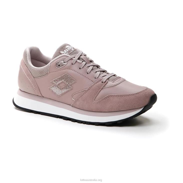 Women Lotto 204N742 Bark Pink/Bark Pink Metal Trainer Wedge III W