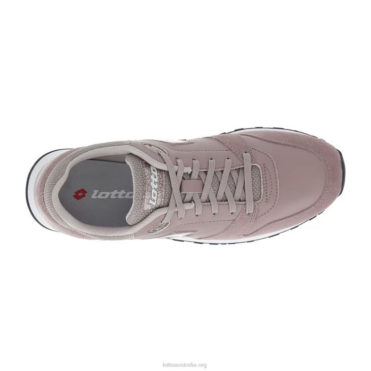 Women Lotto 204N742 Bark Pink/Bark Pink Metal Trainer Wedge III W