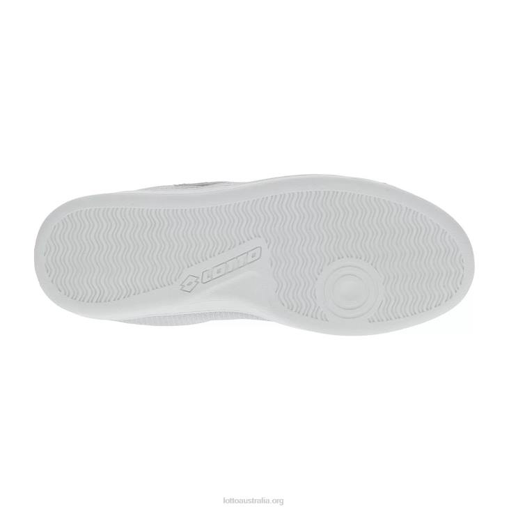 Women Lotto 204N744 White/Rosette 1973 Amf Evo VI Net W