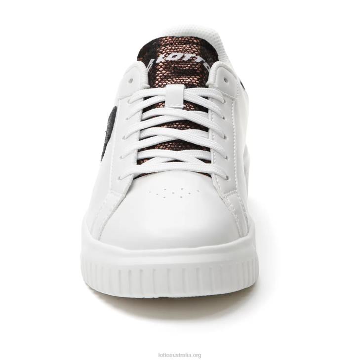 Women Lotto 204N746 White/All Black/Dark Bronze Venus Amf III Py W