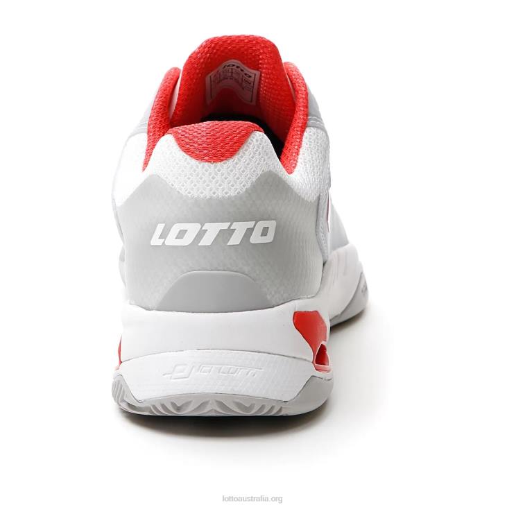Women Lotto 204N752 All White/Red Poppy Mirage 100 Cly W