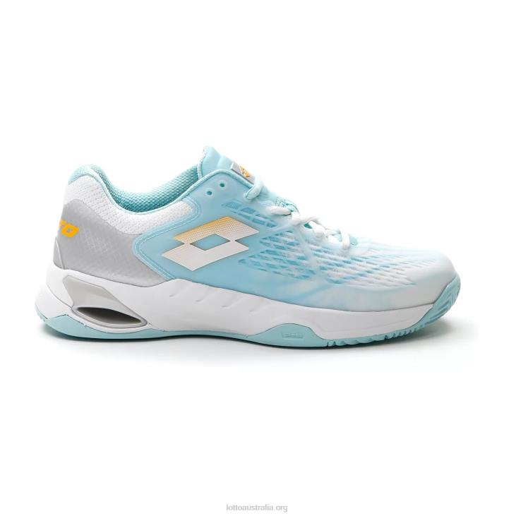 Women Lotto 204N756 All White/Saffron/Blue Paradise Mirage 100 Cly W