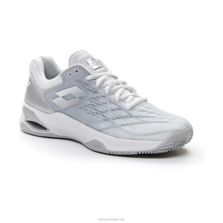 Women Lotto 204N758 All White/Silver Metal 2 Mirage 100 Cly W