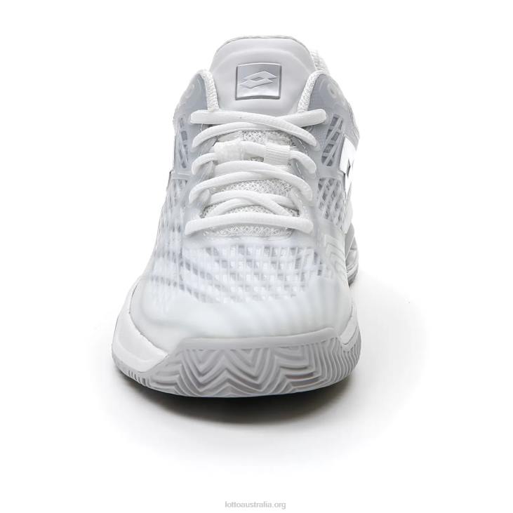 Women Lotto 204N758 All White/Silver Metal 2 Mirage 100 Cly W