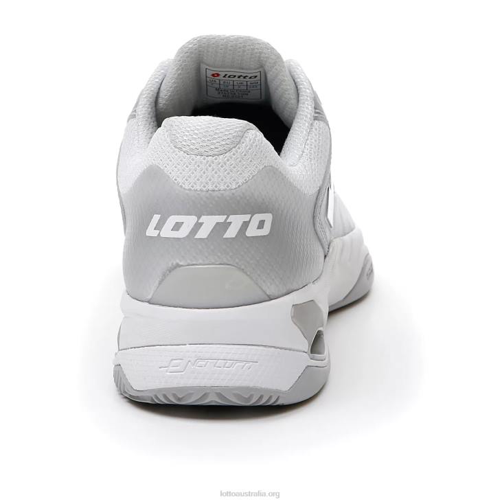 Women Lotto 204N758 All White/Silver Metal 2 Mirage 100 Cly W