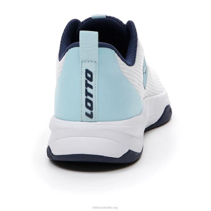 Women Lotto 204N760 All White/Clearwater/Navy Blue Mirage 600 Alr W