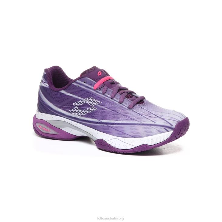 Women Lotto 204N767 Charisma Violet/All White/Funky Pink Mirage 300 Spd W