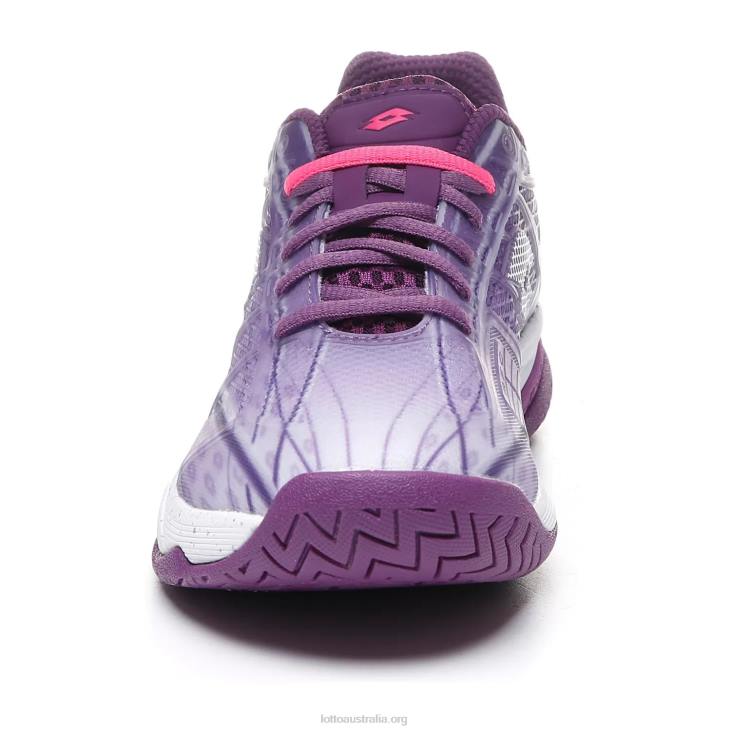 Women Lotto 204N767 Charisma Violet/All White/Funky Pink Mirage 300 Spd W