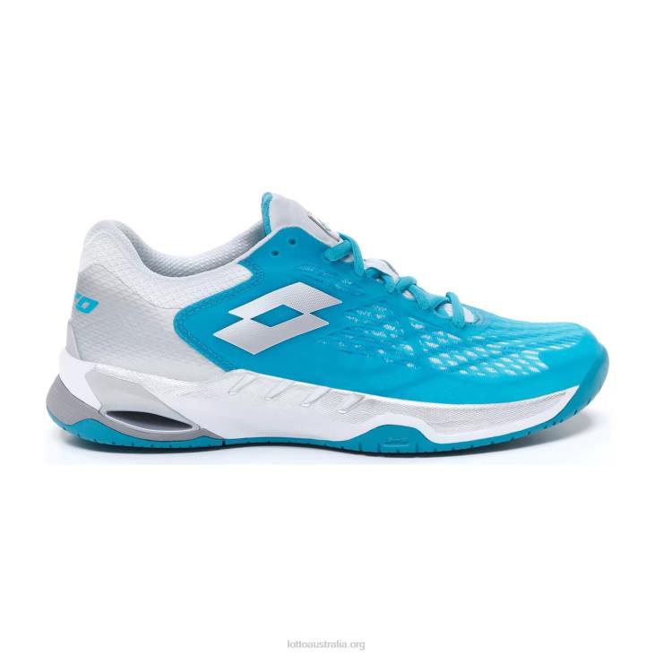 Women Lotto 204N768 Blue Bird/All White/Silver Metal Mirage 100 Spd W