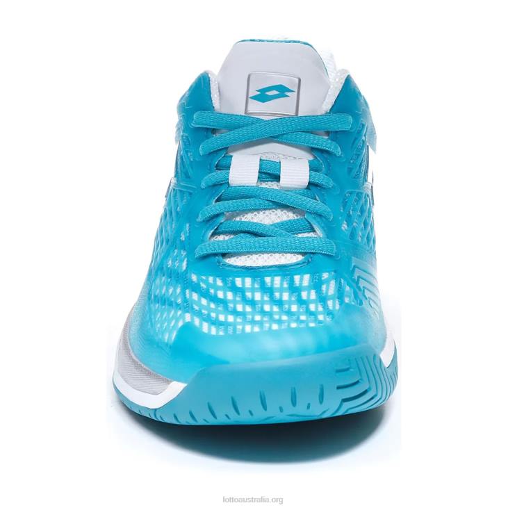 Women Lotto 204N768 Blue Bird/All White/Silver Metal Mirage 100 Spd W