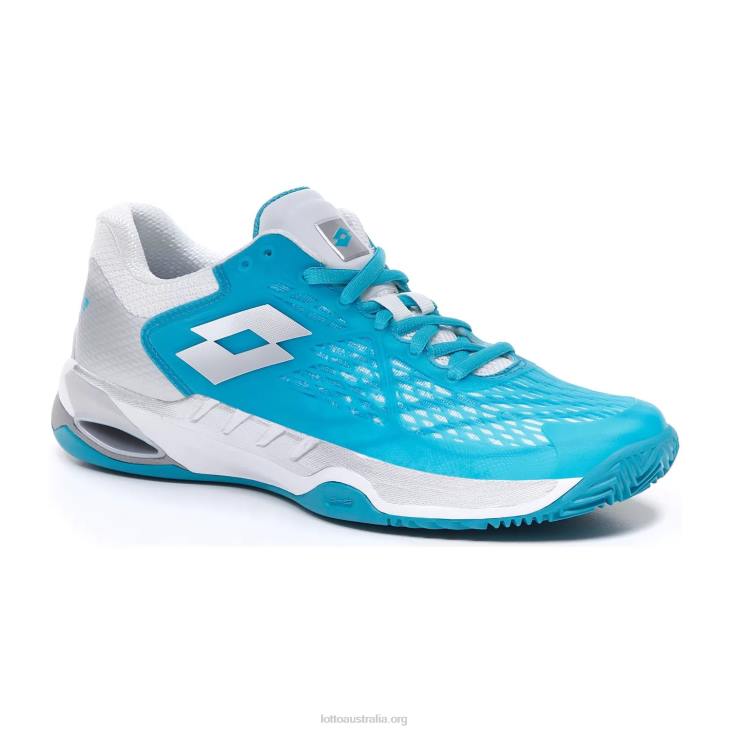 Women Lotto 204N769 Blue Bird/All White/Silver Metal Mirage 100 Cly W