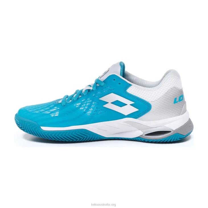 Women Lotto 204N769 Blue Bird/All White/Silver Metal Mirage 100 Cly W