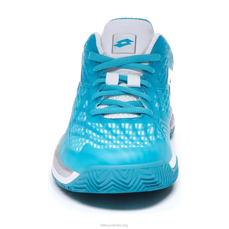 Women Lotto 204N769 Blue Bird/All White/Silver Metal Mirage 100 Cly W