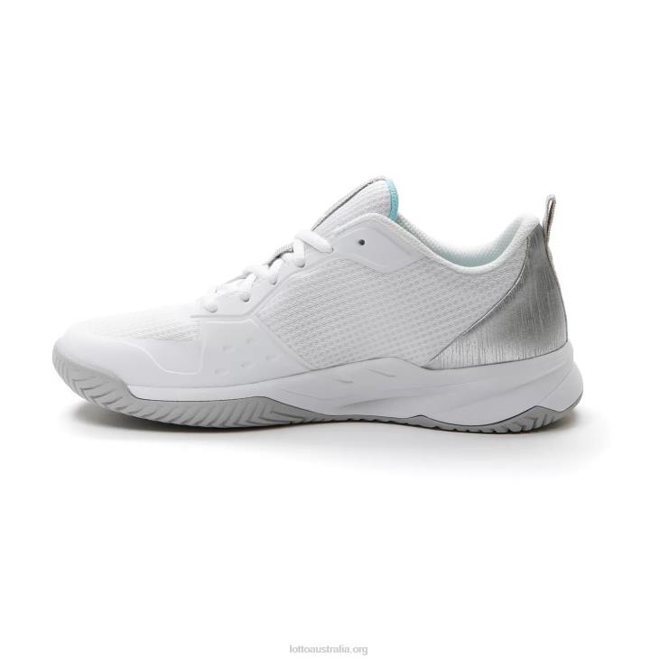 Women Lotto 204N772 All White/Silver Metal 2/Blue Paradise Mirage 600 Alr W
