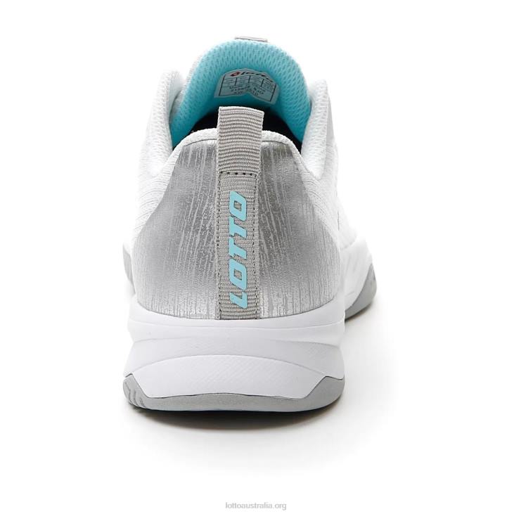 Women Lotto 204N772 All White/Silver Metal 2/Blue Paradise Mirage 600 Alr W