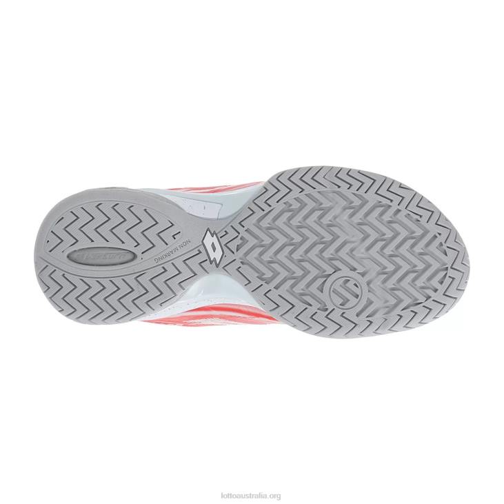 Women Lotto 204N775 Pink Cherry/All White/Red Poppy Mirage 300 Spd W